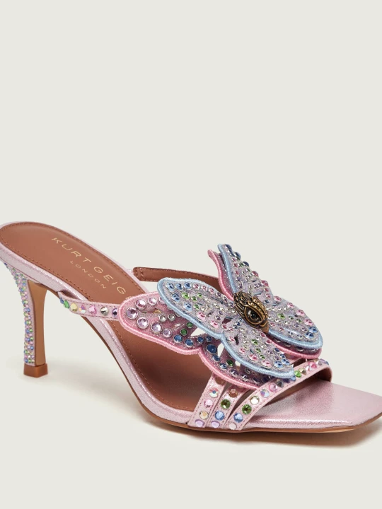 Zdjęcie produktu Kurt Geiger Klapki na szpilce BIG BUTTERFLY różowy