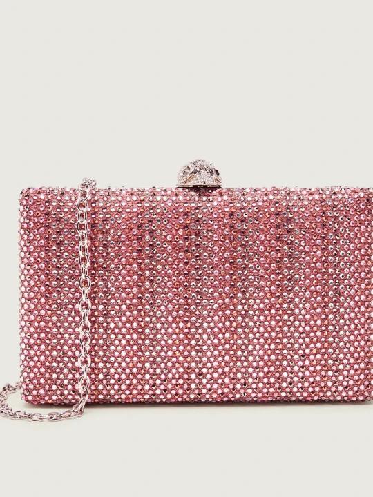 Zdjęcie produktu Kurt Geiger Kopertówka CRYSTAL KENSINGTON różowy
