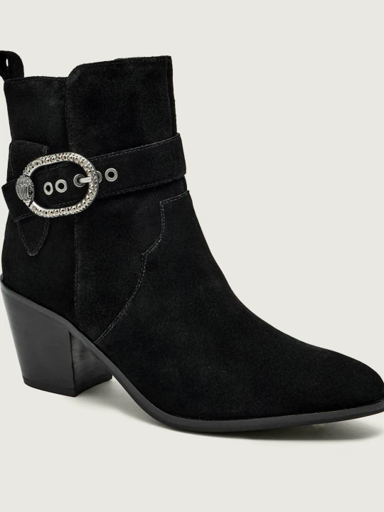 Zdjęcie produktu Kurt Geiger Kowbojki MAYFAIR | zamsz czarny