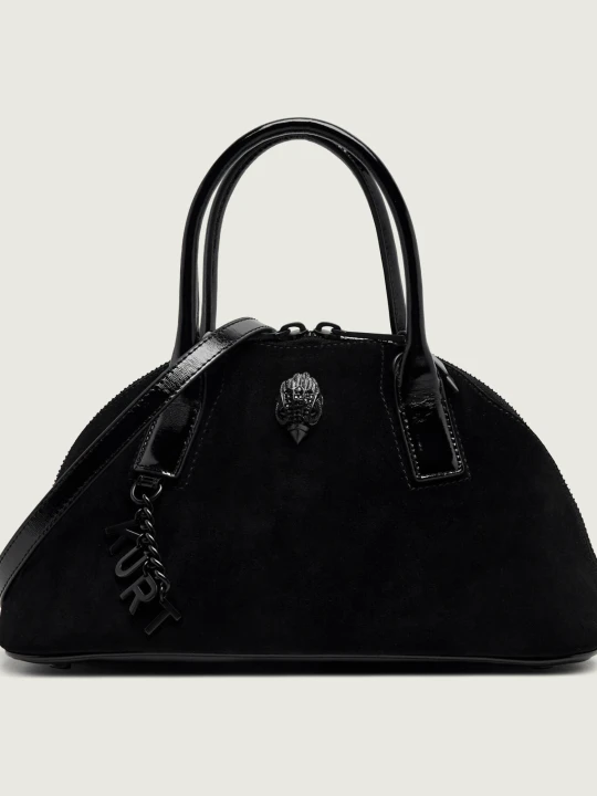 Zdjęcie produktu Kurt Geiger Kuferek Sloane | zamsz | z dodatkiem skóry czarny