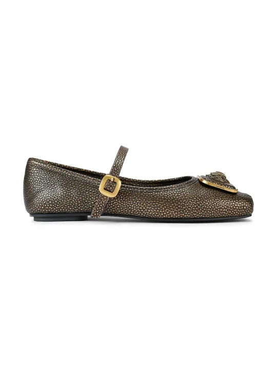 Zdjęcie produktu Kurt Geiger London baleriny skórzane Pimlico Ballerina brązowy