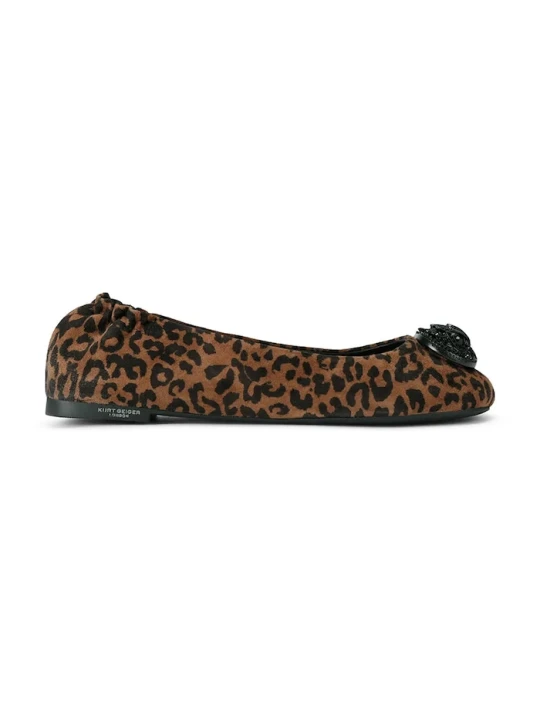 Zdjęcie produktu Kurt Geiger London baleriny zamszowe Chelsea Ballerina brązowy