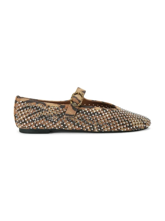 Zdjęcie produktu Kurt Geiger London baleriny zamszowe Mayfair Ballet Flat brązowy