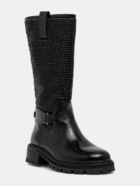 Zdjęcie produktu Kurt Geiger London botki Kurt Mid Calf Boot czarny