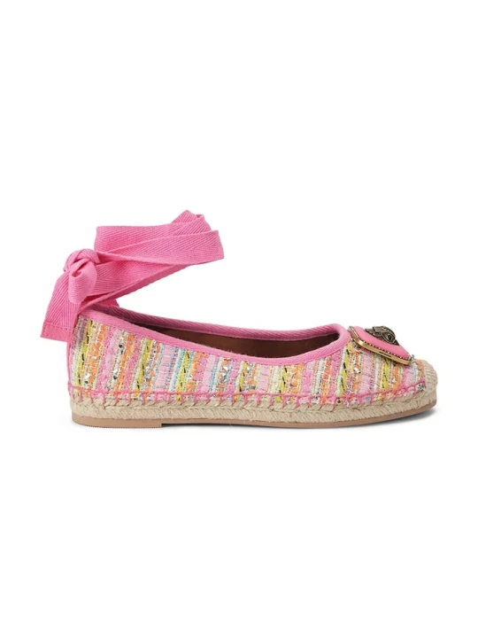 Zdjęcie produktu Kurt Geiger London espadryle damskie Pimlico Tie Ballet różowy