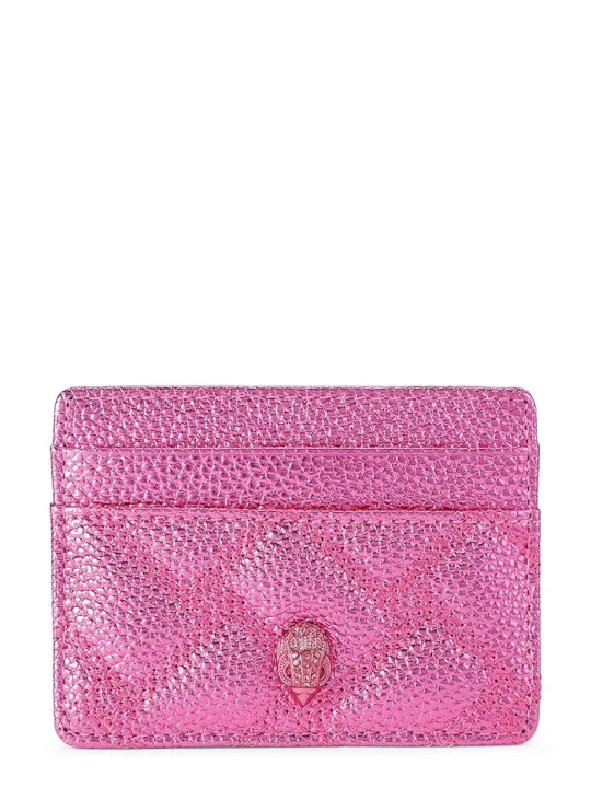 Zdjęcie produktu Kurt Geiger London etui na karty damskie skórzane Kensington różowy