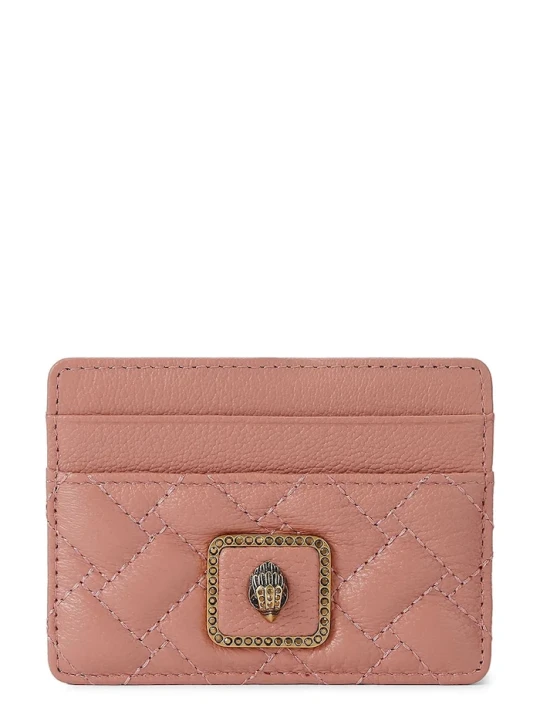 Zdjęcie produktu Kurt Geiger London etui na karty damskie skórzane PIMLICO różowy