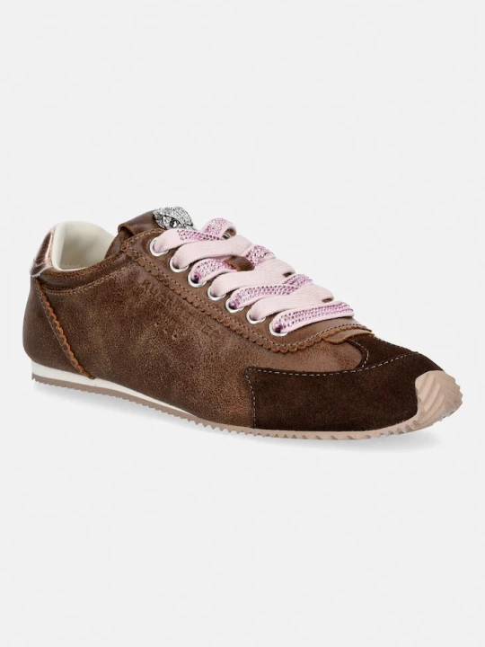 Zdjęcie produktu Kurt Geiger London Islington Sneaker sneakersy damskie skórzane brązowy