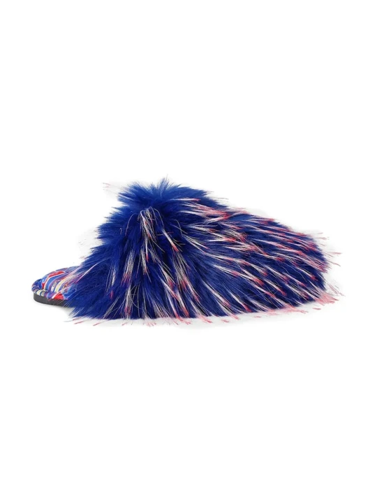 Zdjęcie produktu Kurt Geiger London kapcie damskie z miękkiego materiału Kensington Slippers granatowy