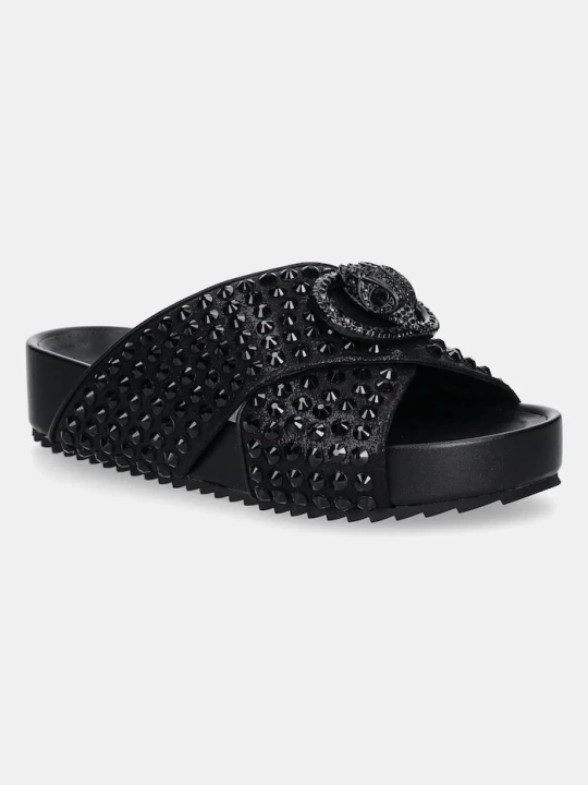 Zdjęcie produktu Kurt Geiger London klapki Chelsea Cross Strap Dr czarny