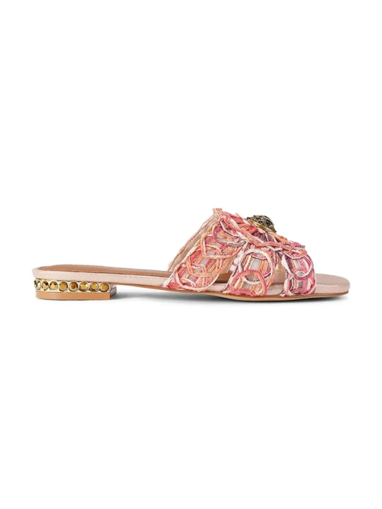 Zdjęcie produktu Kurt Geiger London klapki damskie Chelsea Woven Flat Sdl pomarańczowy
