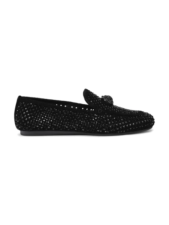 Zdjęcie produktu Kurt Geiger London mokasyny damskie zamszowe Mayfair Loafer czarny