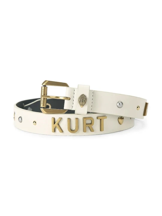 Zdjęcie produktu Kurt Geiger London pasek skórzany beżowy