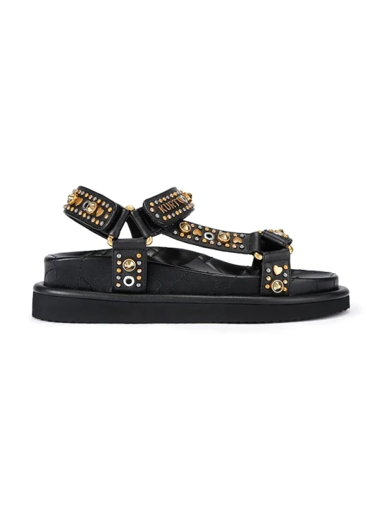 Zdjęcie produktu Kurt Geiger London sandały damskie skórzane Orson Sandal czarny