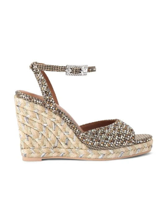 Zdjęcie produktu Kurt Geiger London sandały na koturnie Espadrille Wedge brązowy