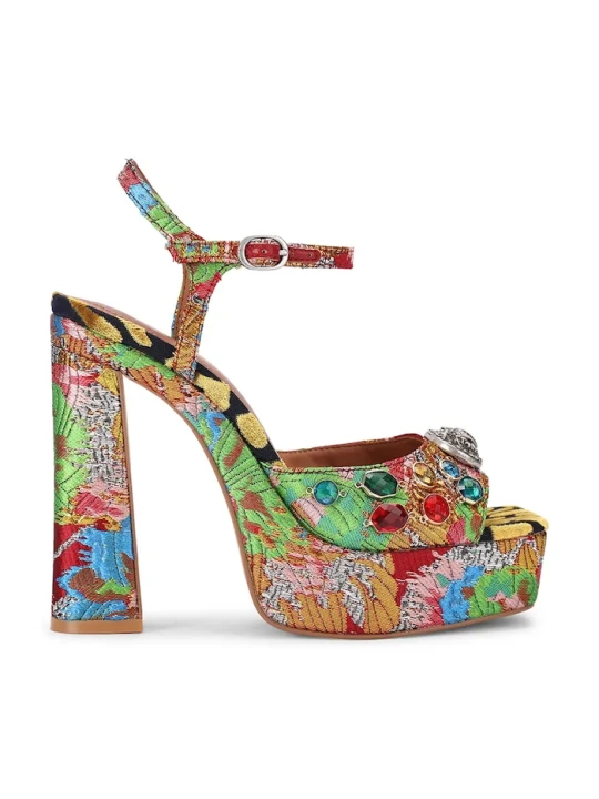 Zdjęcie produktu Kurt Geiger London sandały na wysokim obcasie Chelsea Platform Peep