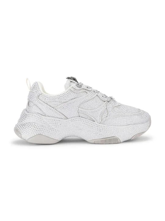 Zdjęcie produktu Kurt Geiger London Starlight Runner sneakersy damskie skórzane srebrny