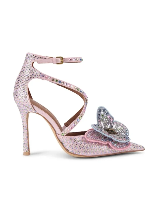 Zdjęcie produktu Kurt Geiger London szpilki Butterfly Strap Court różowy