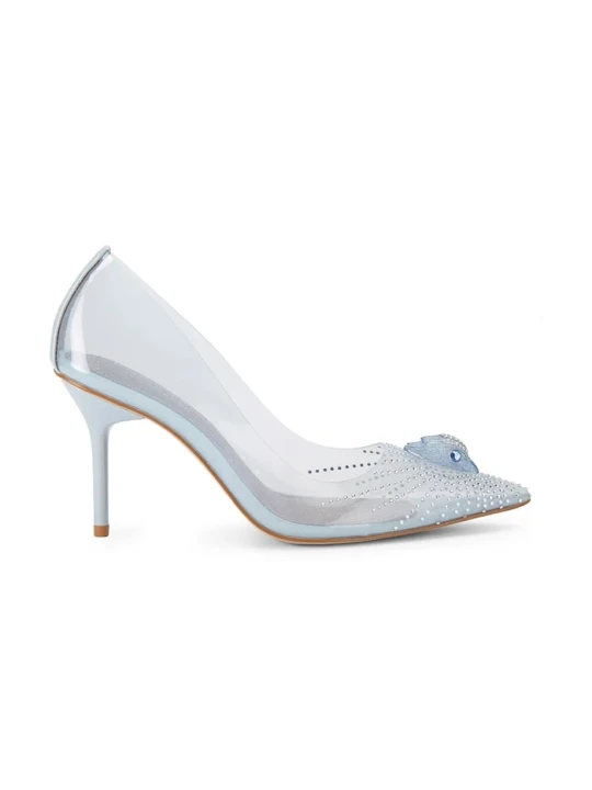 Zdjęcie produktu Kurt Geiger London szpilki Eagle Vinyl Court Pale Blue