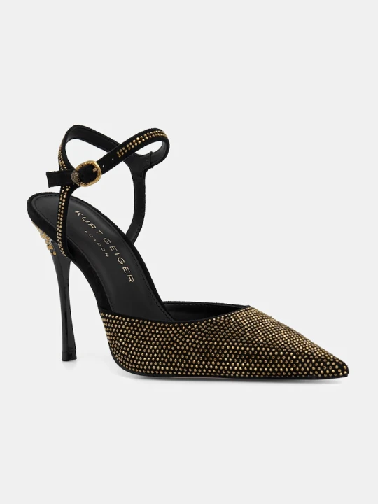 Zdjęcie produktu Kurt Geiger London szpilki Mayfair Point Ankle Strap czarny