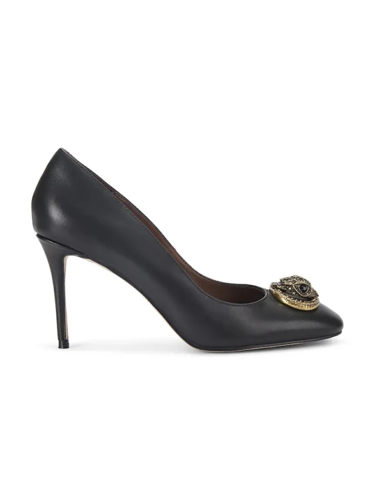 Zdjęcie produktu Kurt Geiger London szpilki skórzane Chelsea Round Toe Court czarny