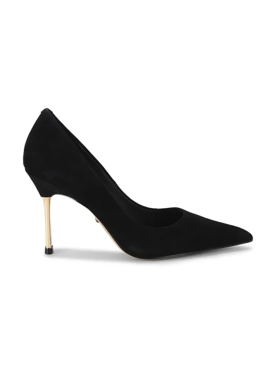 Zdjęcie produktu Kurt Geiger London szpilki zamszowe Bank Court czarny