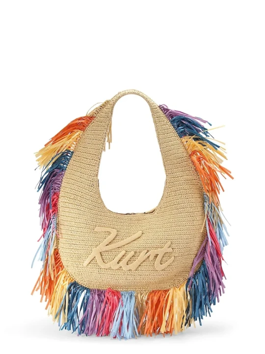 Zdjęcie produktu Kurt Geiger London torba plażowa damska Hobo Fringe beżowy