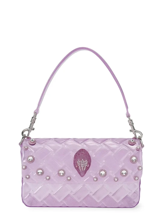 Zdjęcie produktu Kurt Geiger London torebka crossbody damska JELLY KENSINGTON fioletowy