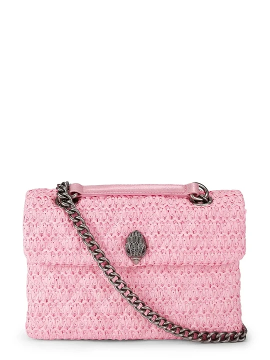 Zdjęcie produktu Kurt Geiger London torebka crossbody damska Raffia Kensington różowy