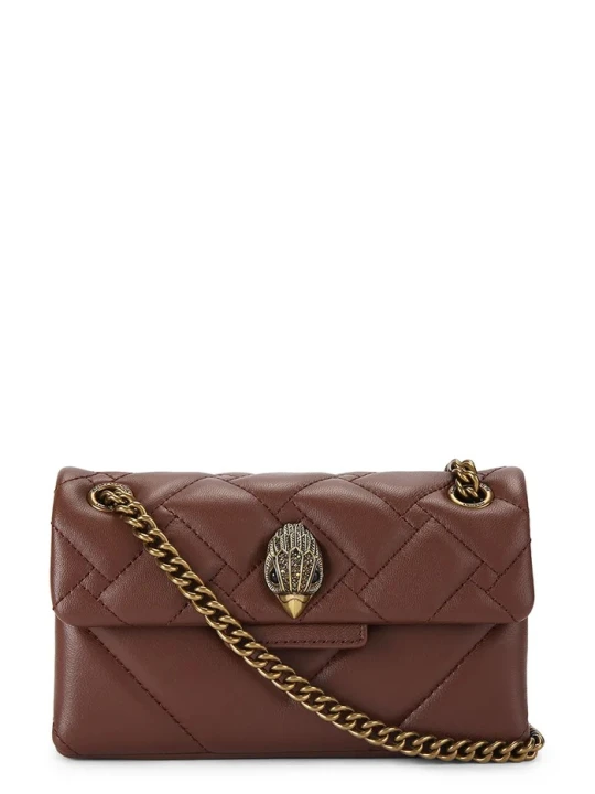 Zdjęcie produktu Kurt Geiger London torebka crossbody damska skórzana KENSINGTON bordowy