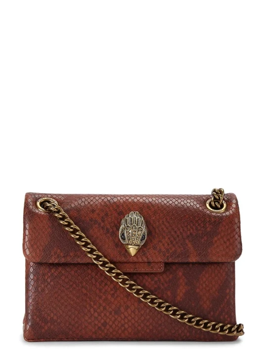 Zdjęcie produktu Kurt Geiger London torebka crossbody damska skórzana KENSINGTON brązowy