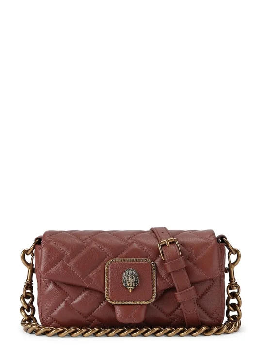 Zdjęcie produktu Kurt Geiger London torebka crossbody damska skórzana PIMLICO bordowy