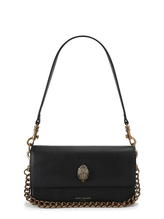 Zdjęcie produktu Kurt Geiger London torebka crossbody damska skórzana Sloane Soft Shoulder Bag czarny