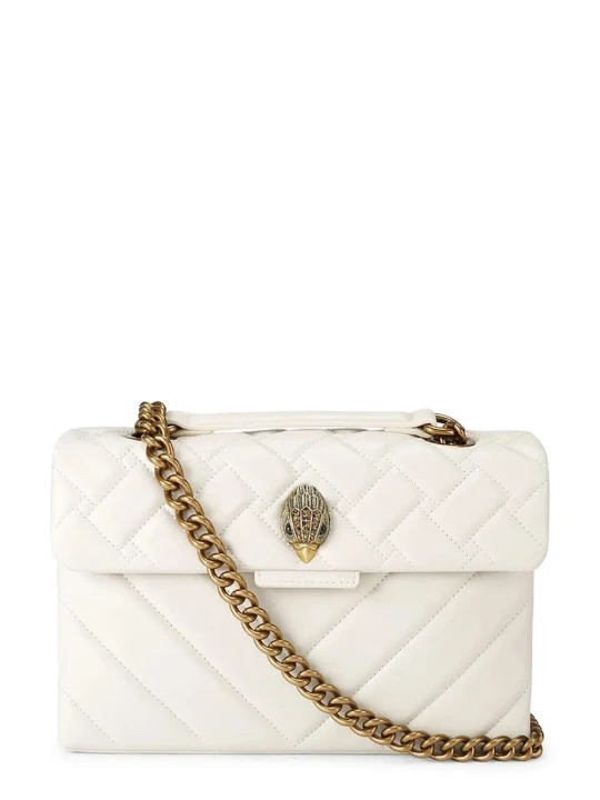 Zdjęcie produktu Kurt Geiger London torebka crossbody damska z imitacji skóry Kensington beżowy