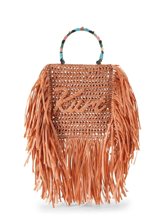 Zdjęcie produktu Kurt Geiger London torebka damska Kurt Mini Tote Fringe pomarańczowy