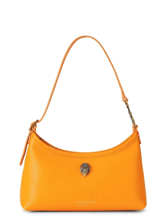 Zdjęcie produktu Kurt Geiger London torebka damska skórzana Kurt sling pomarańczowy