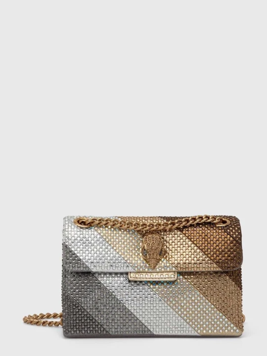 Zdjęcie produktu Kurt Geiger London torebka FABRIC MINI KENSINGTON L złoty