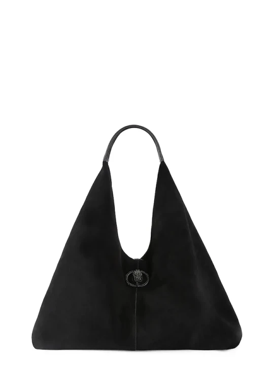 Zdjęcie produktu Kurt Geiger London torebka hobo damska zamszowa Chelsea czarny