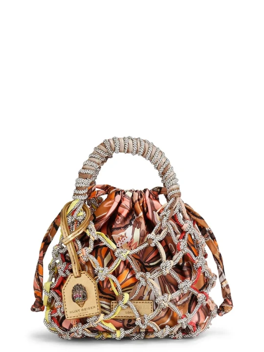 Zdjęcie produktu Kurt Geiger London torebka Macrame Crystal Bag brązowy