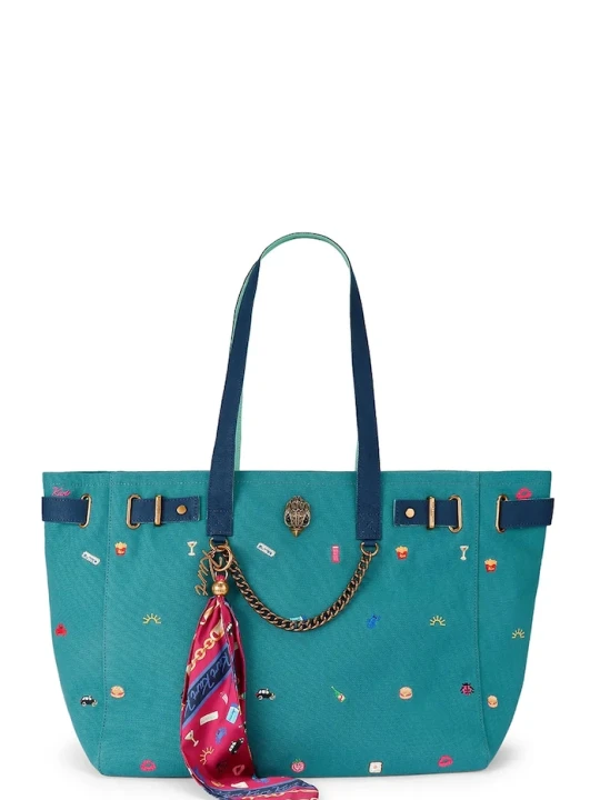 Zdjęcie produktu Kurt Geiger London torebka tote damska SLOANE turkusowy