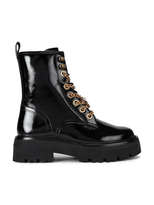 Zdjęcie produktu Kurt Geiger London workery skórzane Matilda Charm czarny