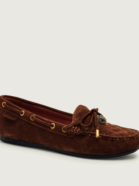 Zdjęcie produktu Kurt Geiger Mokasyny Eagle | zamsz brązowy