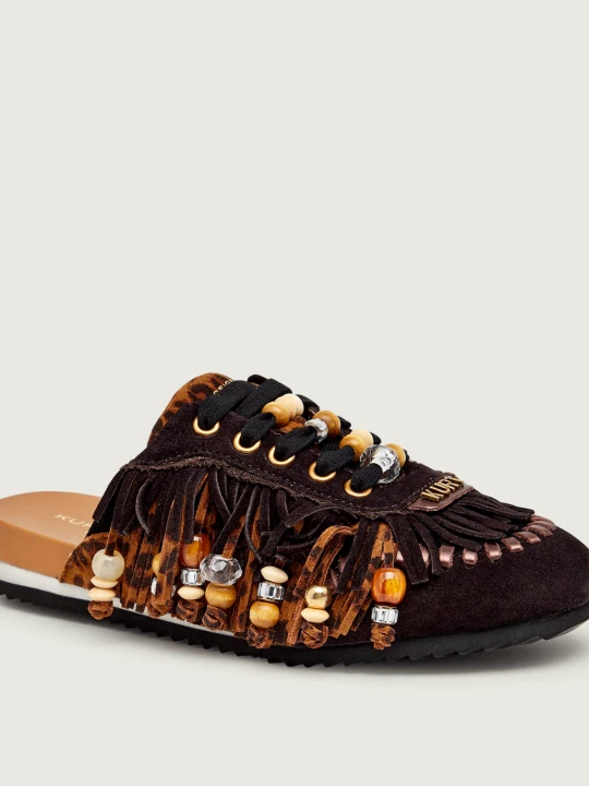 Zdjęcie produktu Kurt Geiger Mule Islington | zamsz brązowy