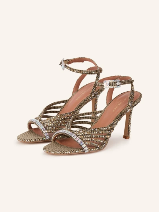 Zdjęcie produktu Kurt Geiger Sandały Na Obcasie Z Kamieniami Ozdobnymi beige