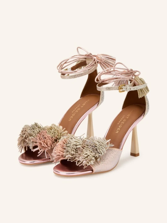 Zdjęcie produktu Kurt Geiger Sandały Z Kamieniami Ozdobnymi rosa różowy