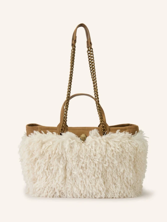 Zdjęcie produktu Kurt Geiger Shopperka Hoxton Z Sztucznym Futrem beige