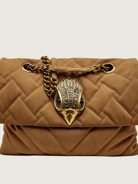 Zdjęcie produktu Kurt Geiger Shopperka Macro Kensington | zamsz camel