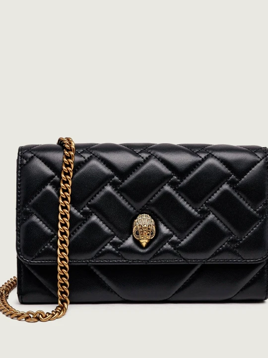 Zdjęcie produktu Kurt Geiger Skórzana kopertówka The Kensington czarny