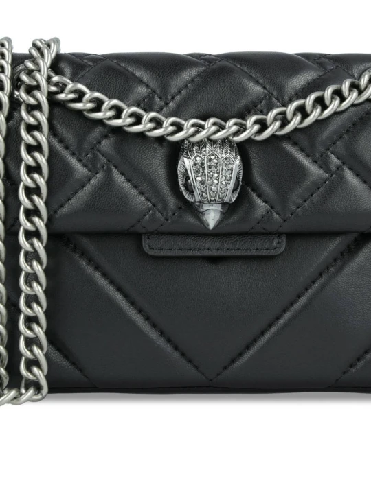 Zdjęcie produktu Kurt Geiger Skórzana listonoszka MINI KENSINGTON czarny
