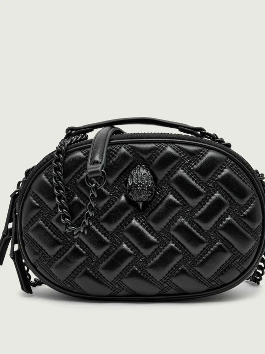 Zdjęcie produktu Kurt Geiger Skórzana torebka na ramię KENSINGTON czarny
